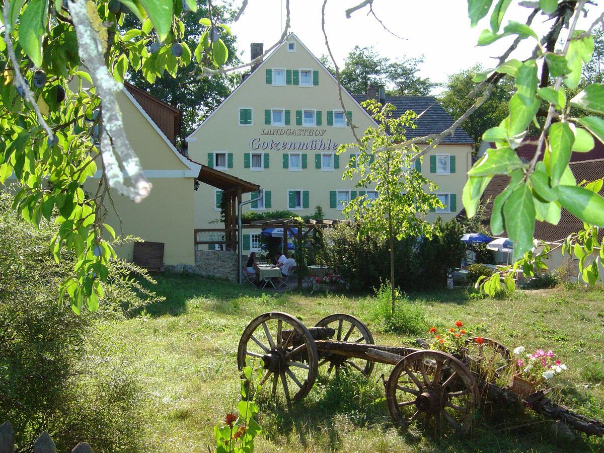 Landgasthof Gotzenmuehle Lichtenau  Dış mekan fotoğraf